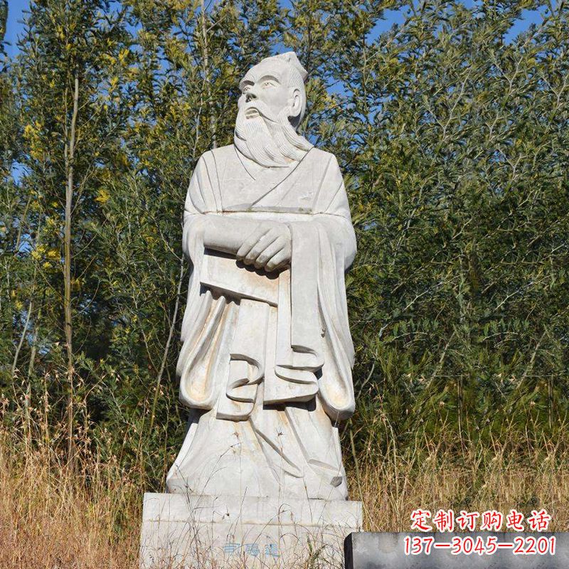 信阳以司马迁石雕塑展现古代名人