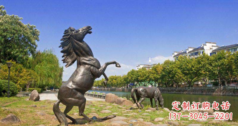 信阳中领雕塑精美动物铜雕