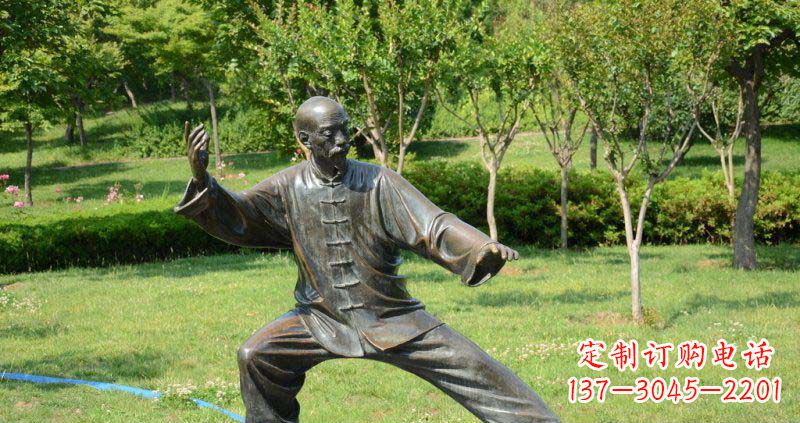 信阳老人雕塑铜像,展示宁静内涵