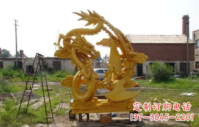 信阳产品名称“象征吉祥,唤醒美好——中领雕塑铜雕龙凤呈祥”