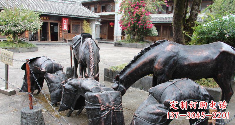 信阳中领雕塑定制的铜动物雕塑