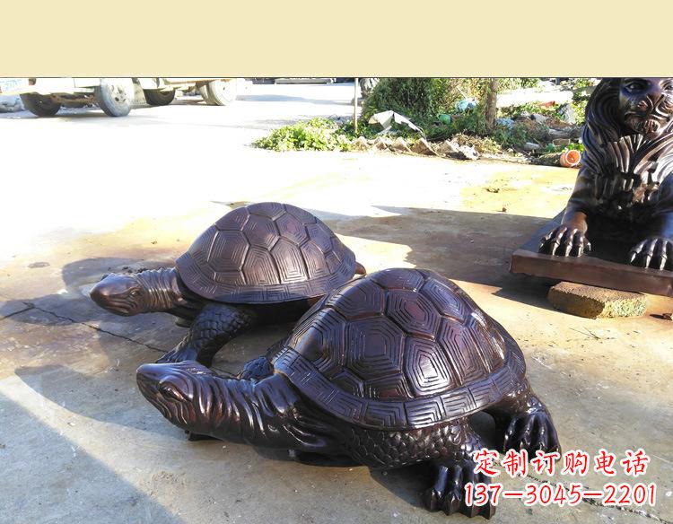 信阳温情乌龟铜雕