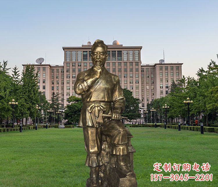 信阳传承古代精湛工艺,精美细腻的鲁班雕塑