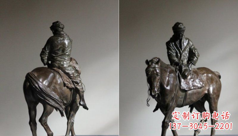 信阳产品名称骑马铜雕