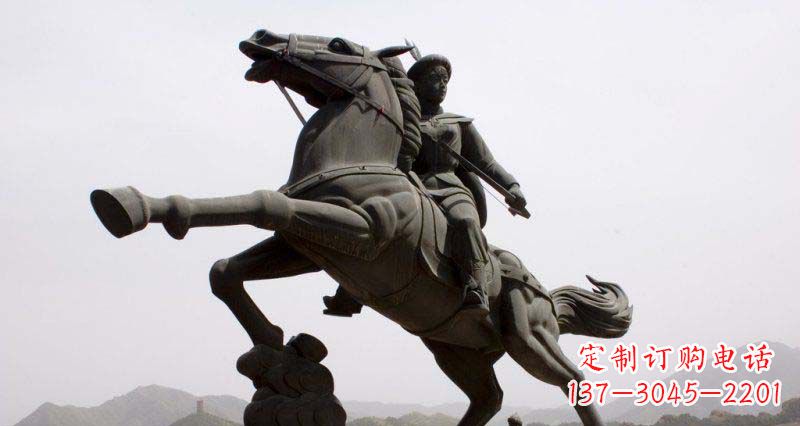 信阳西方风格骑马雕塑