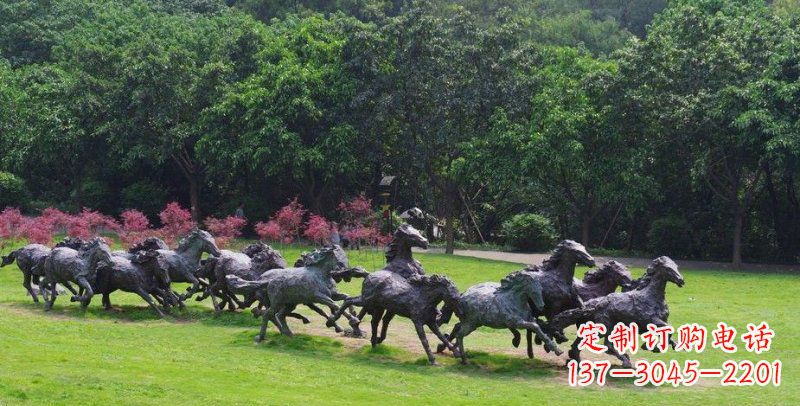 信阳中领雕塑精美细腻的动物铜雕