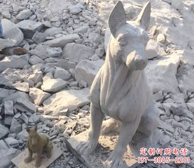 信阳精美工艺十二生肖狗石雕