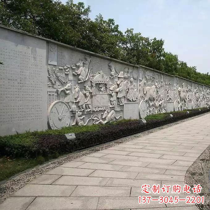 信阳领雕塑 | 十二生肖文化浮雕
