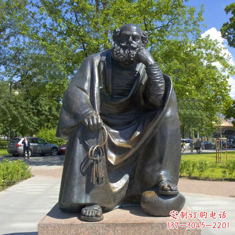 信阳铸就传奇托尔斯泰雕塑