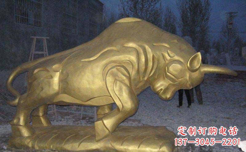 信阳拓荒牛铜雕—瑰丽壮观的动物雕塑