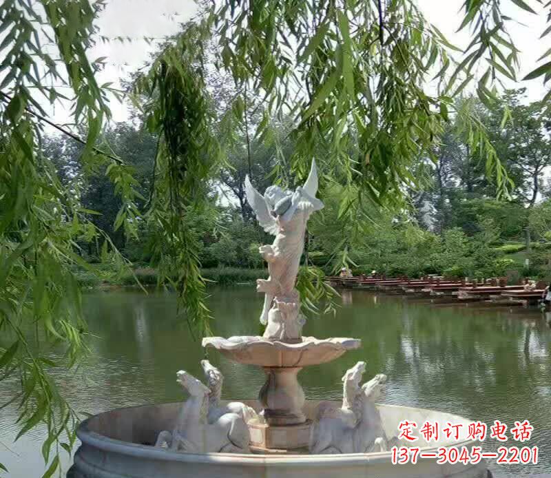 信阳公园天使景观石雕