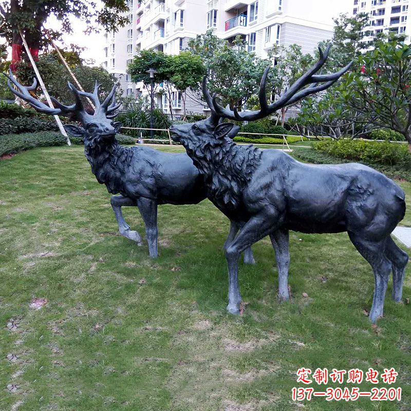 信阳自然风格动物铜雕塑