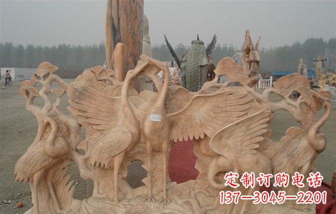 信阳精美仙鹤雕塑