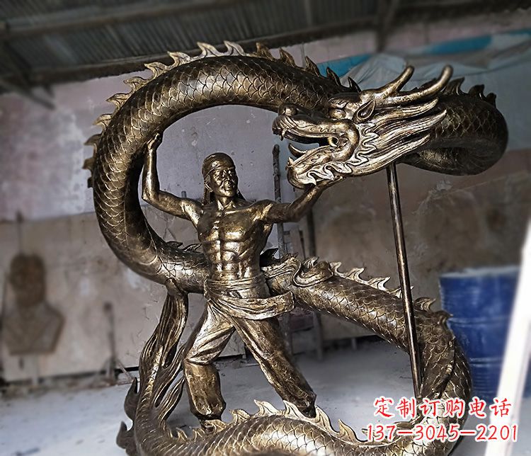 信阳高质量的文化艺术装饰铜雕龙雕塑