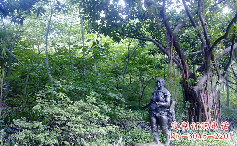 信阳铜雕西方女人人物雕塑
