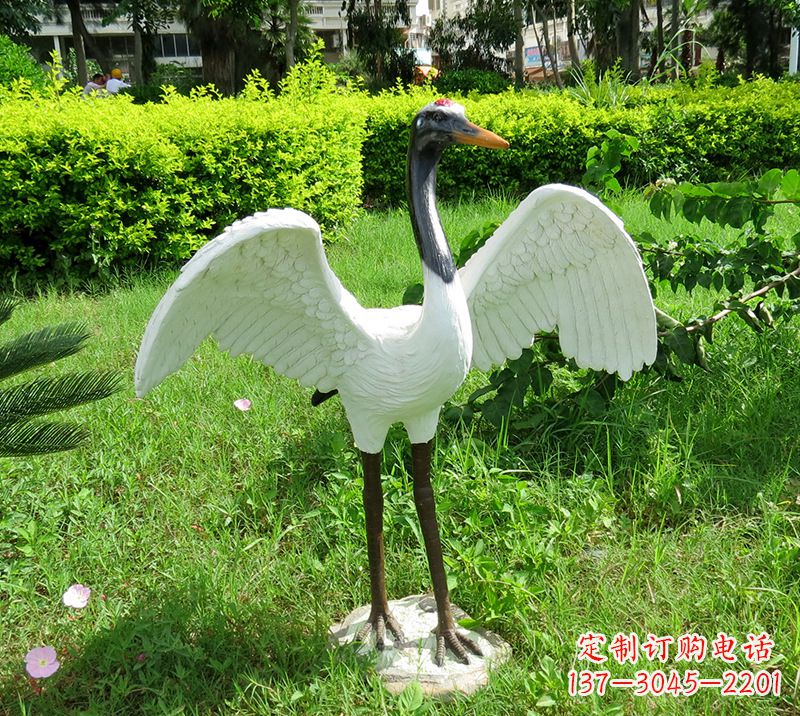 信阳中领雕塑精美的仙鹤雕塑