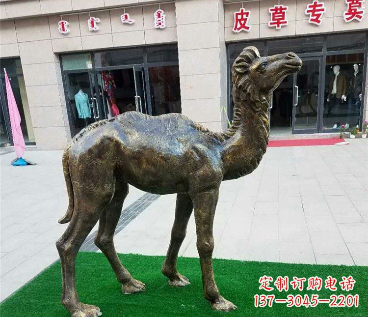 信阳精美铜雕骆驼雕塑