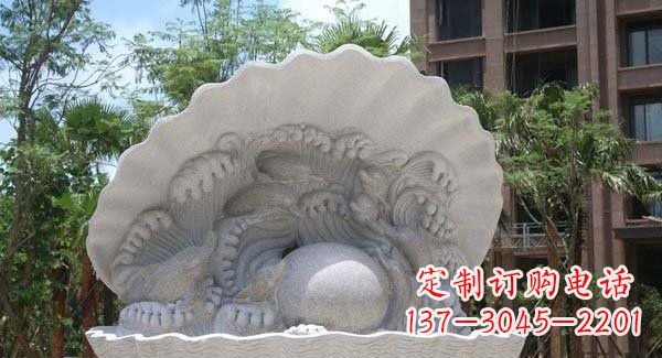信阳城市公园小区经典喷泉石雕