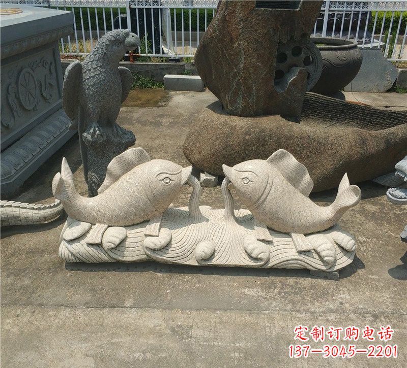 信阳优质鲤鱼石雕