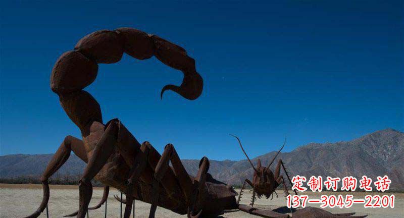 信阳中领雕塑精美铜雕蝎子雕塑