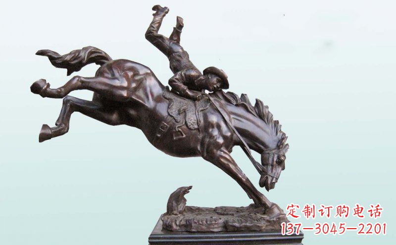 信阳精致古典·真实再现马铜雕