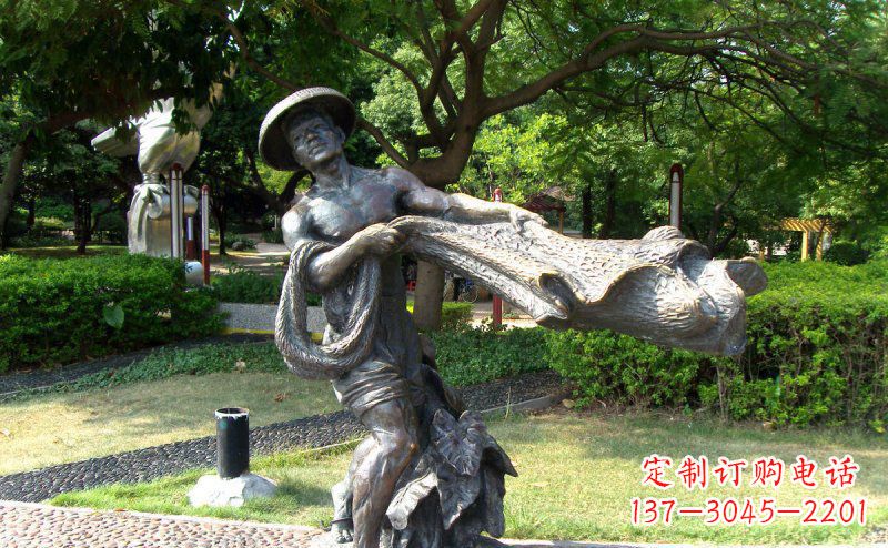 信阳渔民铜雕—— 带您体验渔夫传统文化