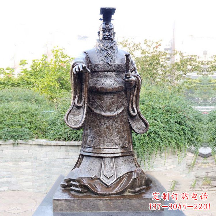 信阳秦始皇雕塑,永恒的历史符号