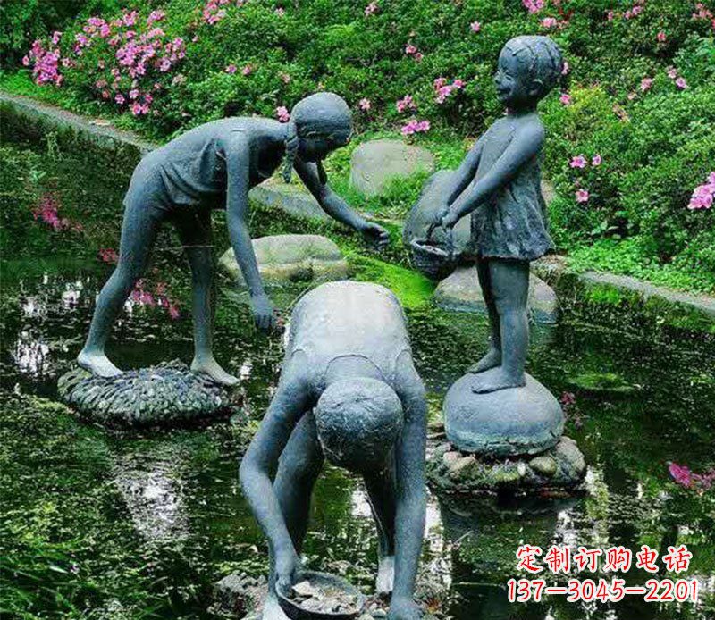 信阳精美铜螃蟹雕塑