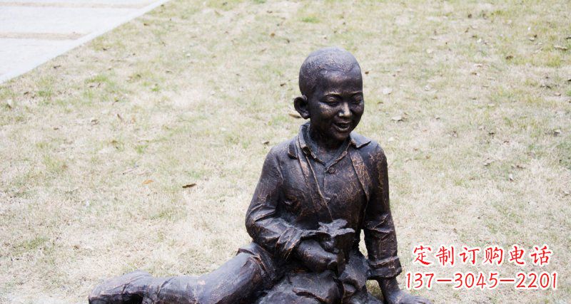 信阳儿童景观铜雕