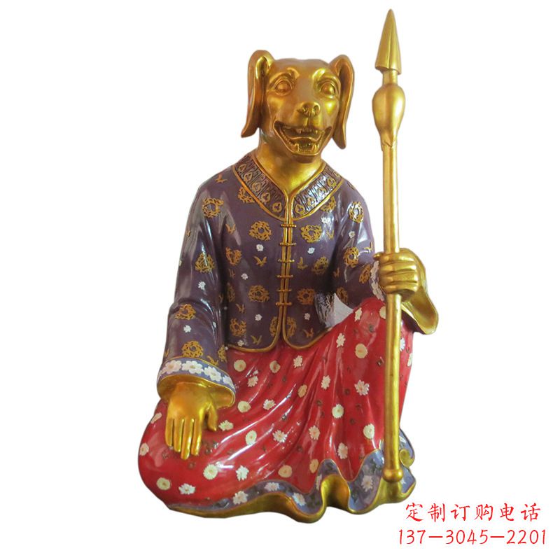 信阳高端可爱的玻璃钢生肖雕塑