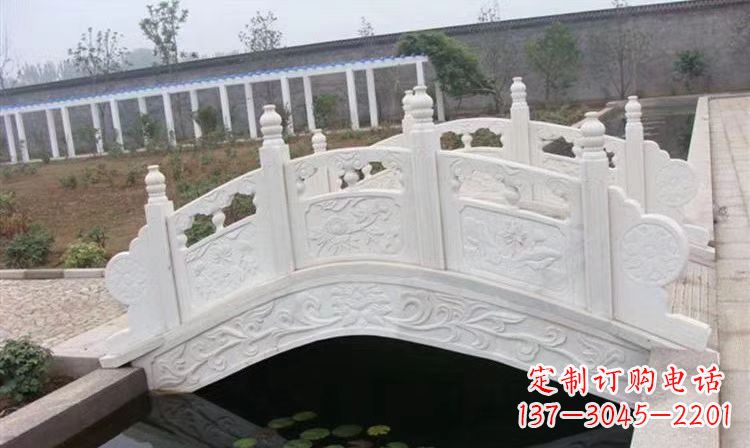 信阳精美雕刻的拱桥石雕户外摆件,装点您的园林景观