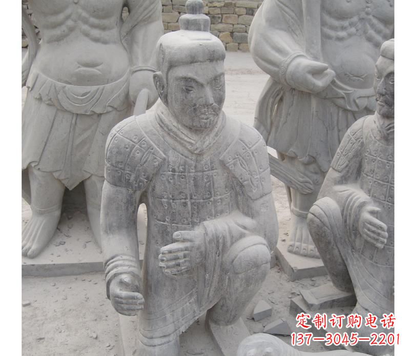 信阳精致兵马俑雕塑,给您的空间一丝古代历史
