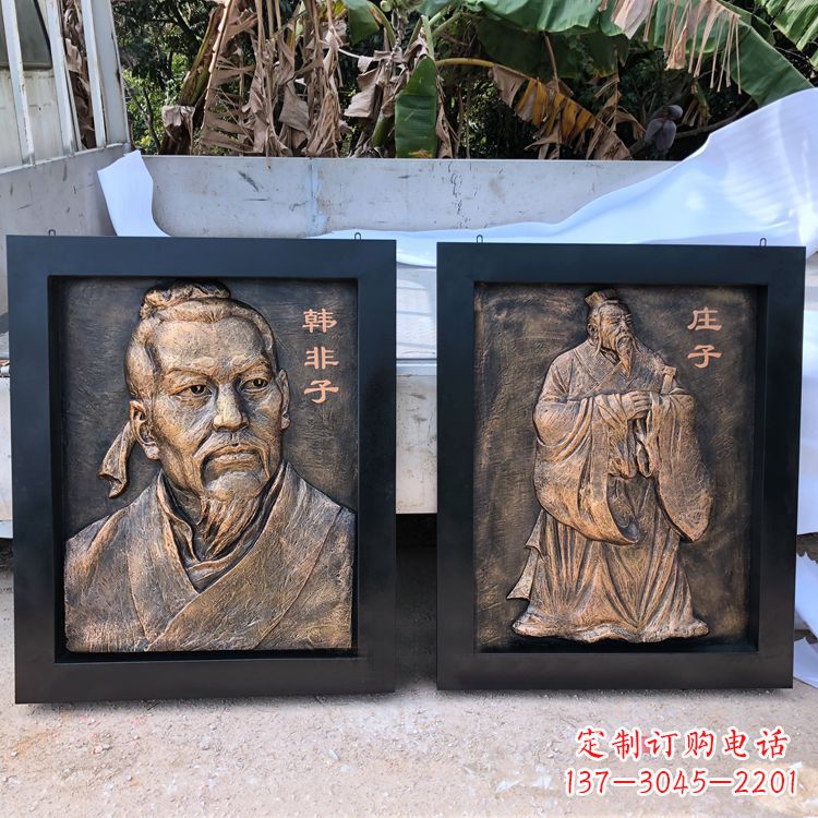 信阳中领雕塑专业的古代历史名人头像雕塑定制