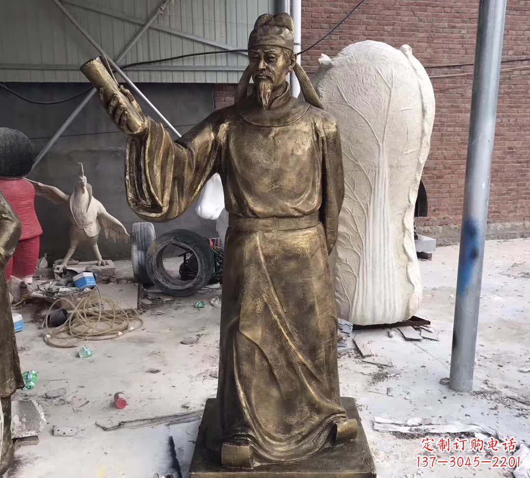 信阳龙韵铜雕——歌颂古代大文豪李白