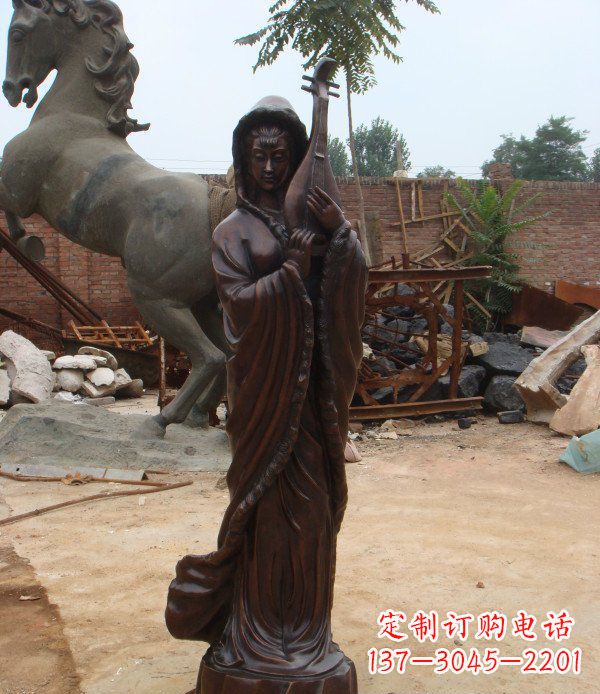 信阳中领雕塑丝滑美女铜雕