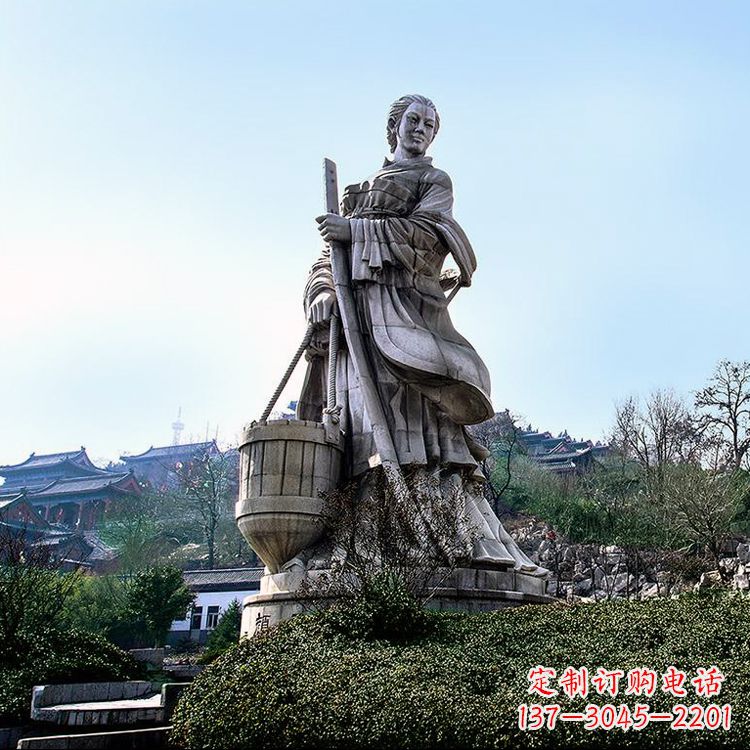 信阳古代美女文姜景观雕塑