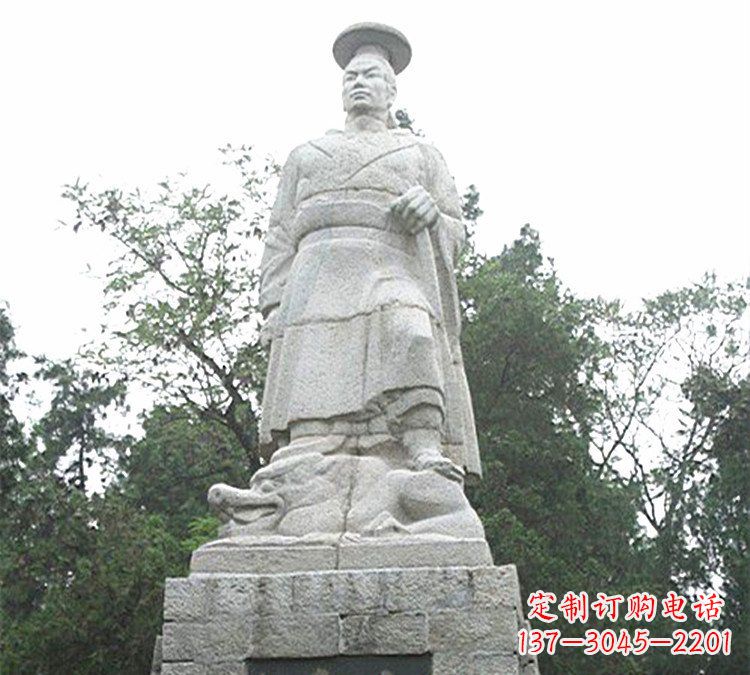 信阳古代名人大禹石雕