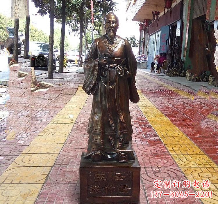 信阳张仲景全新铜雕系列