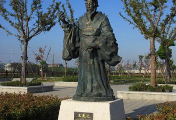 信阳精美大师级铜雕——王羲之雕像