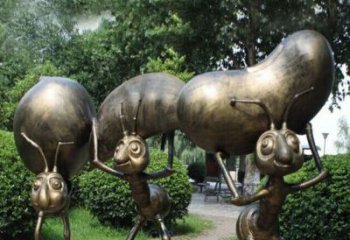 信阳雕刻精灵——蚂蚁铜雕