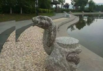 信阳中领雕塑-十二生肖蛇石雕