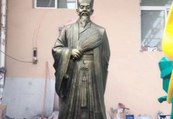 信阳中领雕塑经典传承，诸葛亮铜雕！