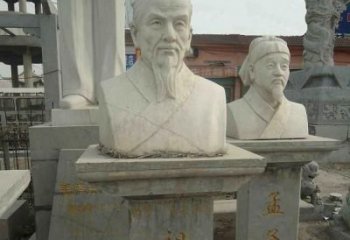 信阳高级定制古代名人祖冲之头像雕塑