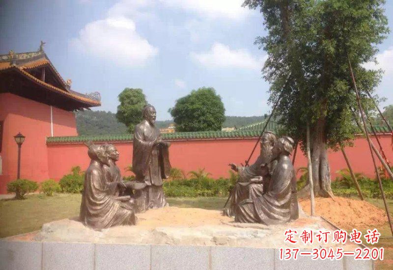 信阳经典经典,传承孔子之魅力——孔子铜雕