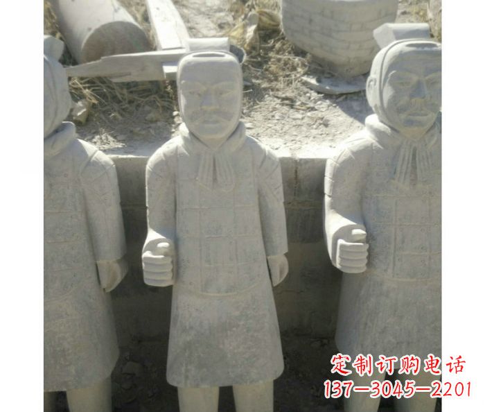 信阳欣赏秦帝国历史,精美的兵马俑雕塑