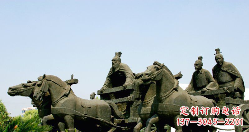 信阳中领雕塑--尊贵马车雕塑