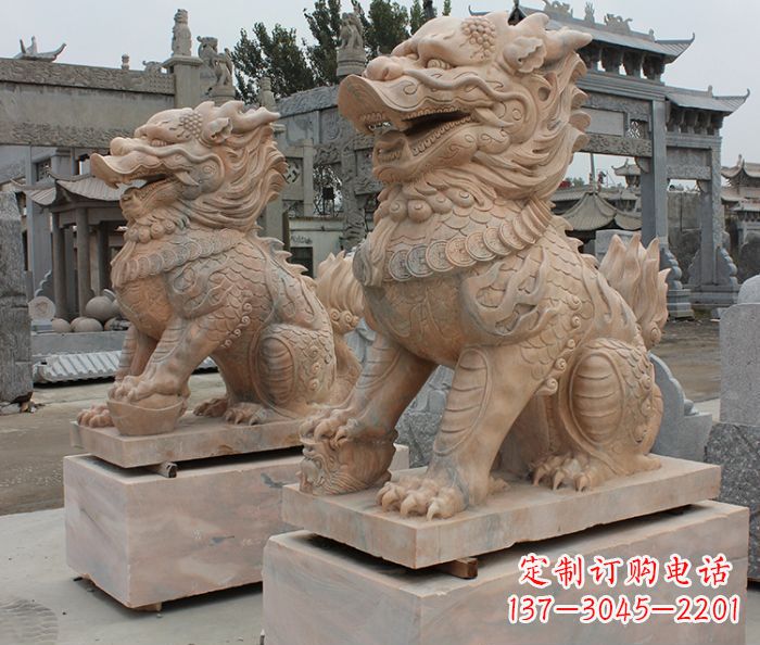 信阳尊贵的古典麒麟雕塑
