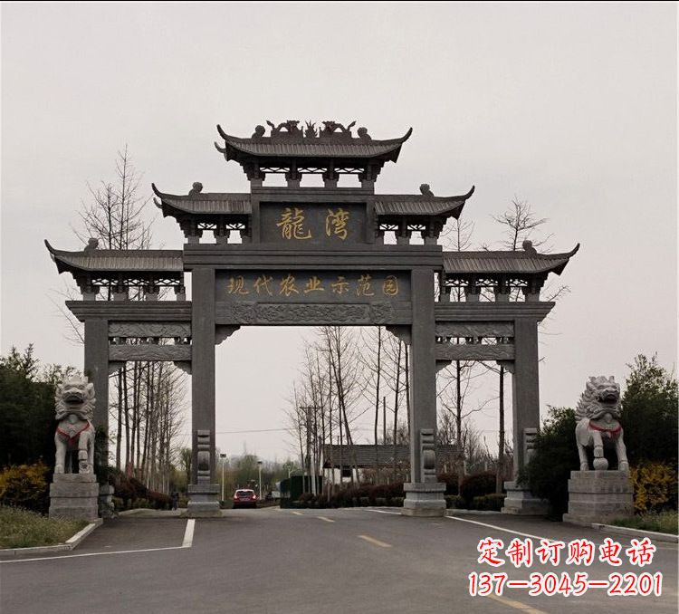 信阳品质精湛的古石牌坊雕塑