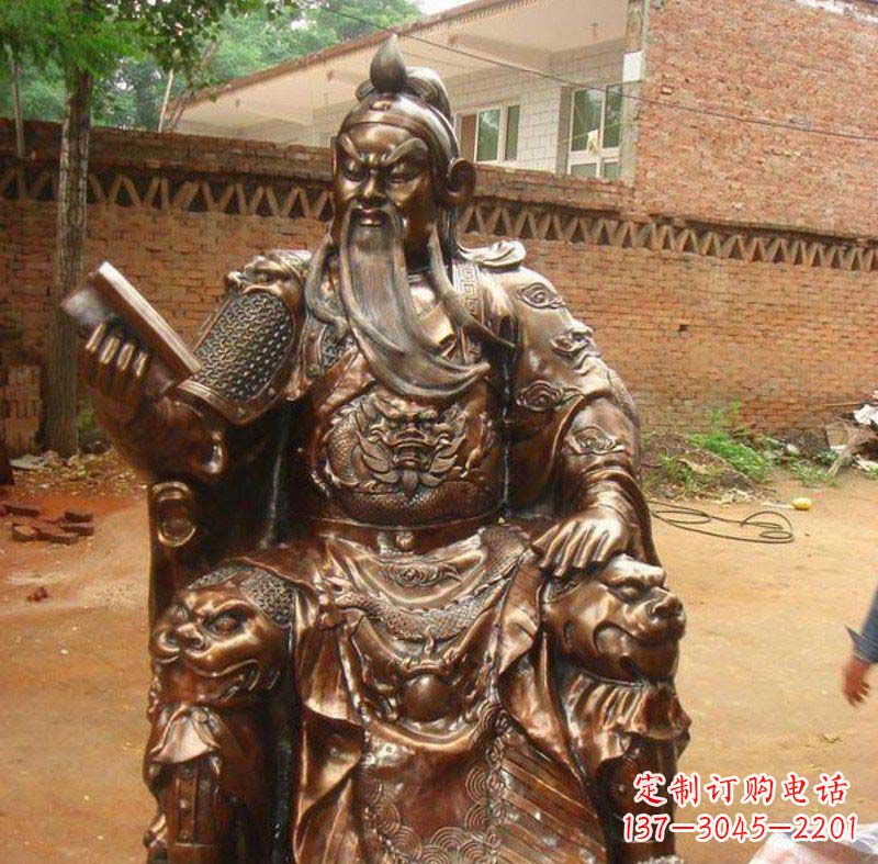 信阳天下英雄,关公雕塑