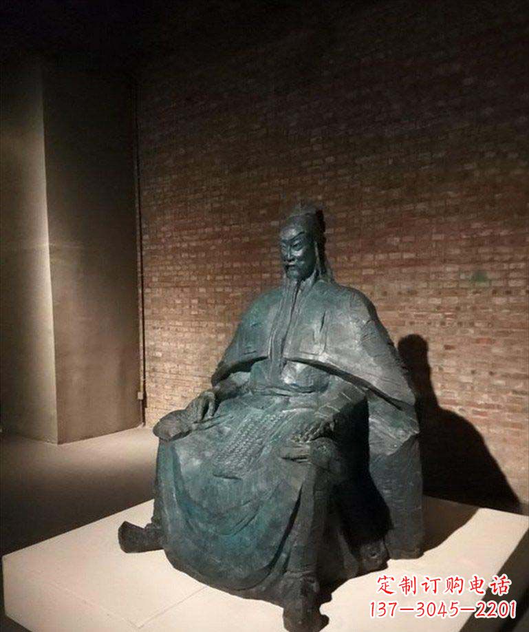信阳关公古代名人铜雕